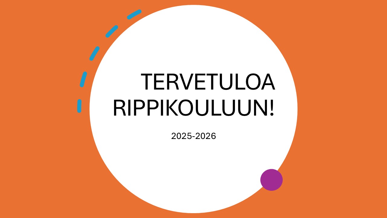 Tervetuloa rippikouluun!