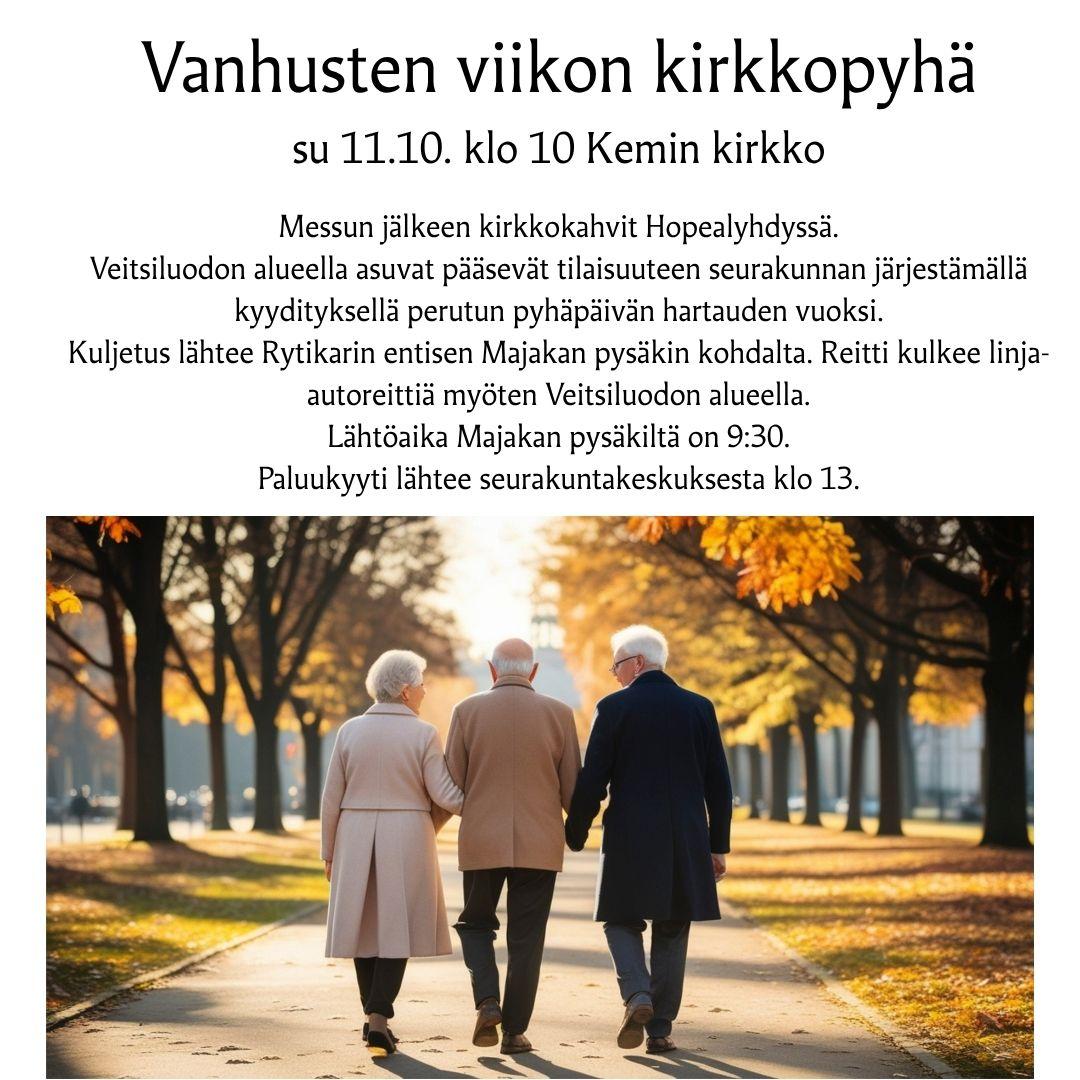Vanhusten viikon kirkkopyhä