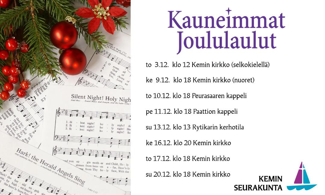 Kauneimmat joululaulut