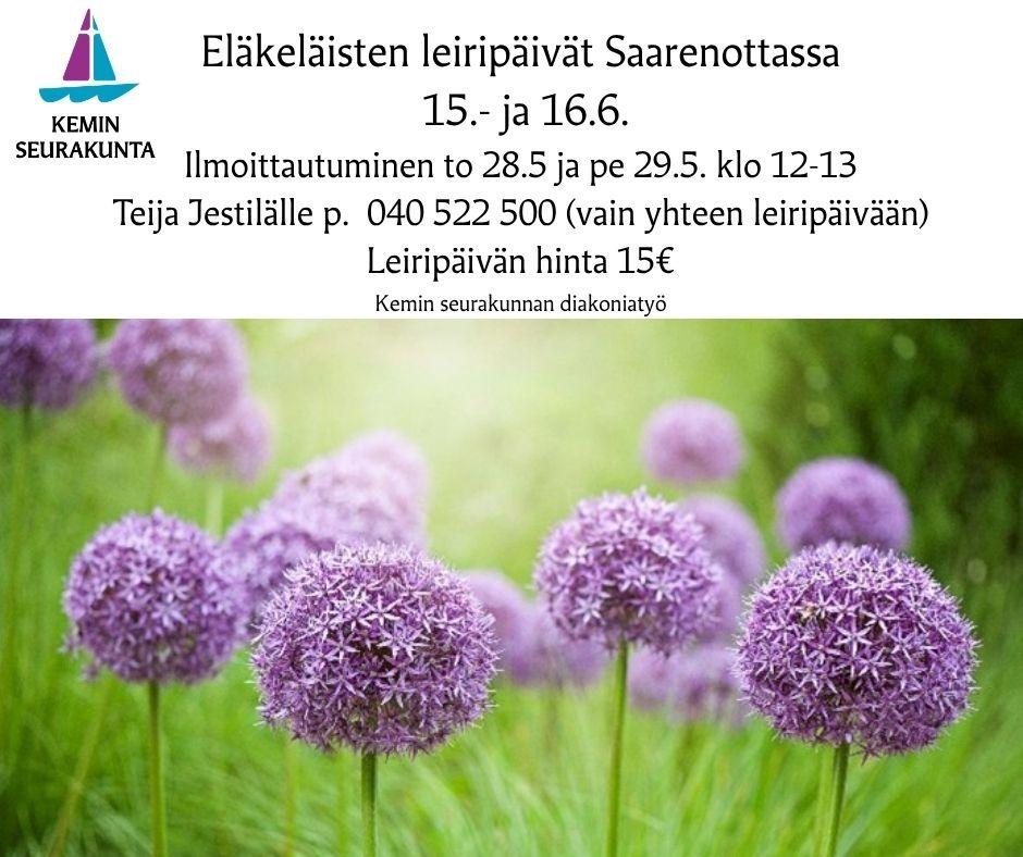 Eläkeläisten leiripäivät